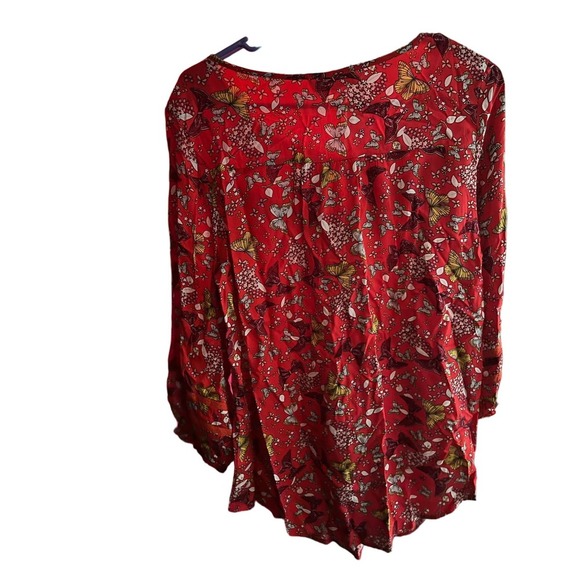 Weekend by Suzanne Betro M Peasant Top - Picture 3 of 3